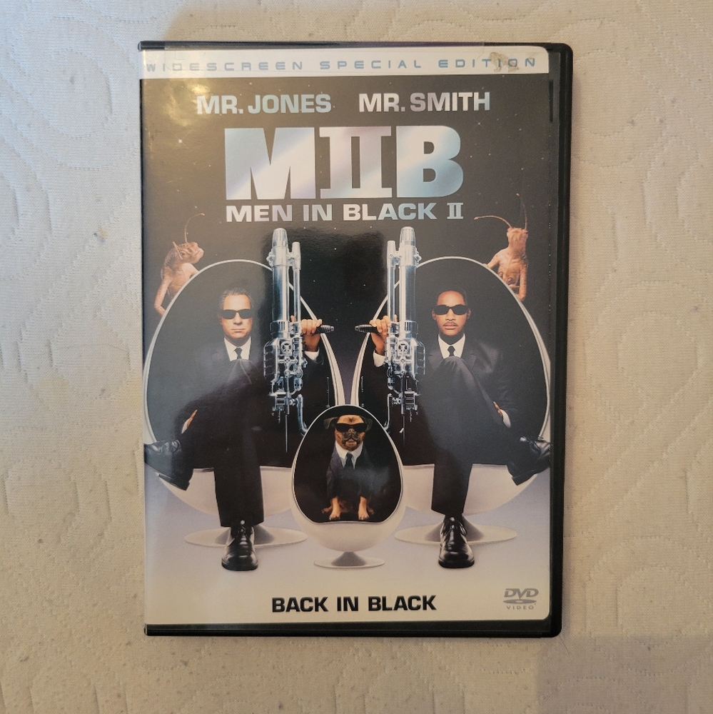 ⭐️2/$15⭐️Men in Black II DVD